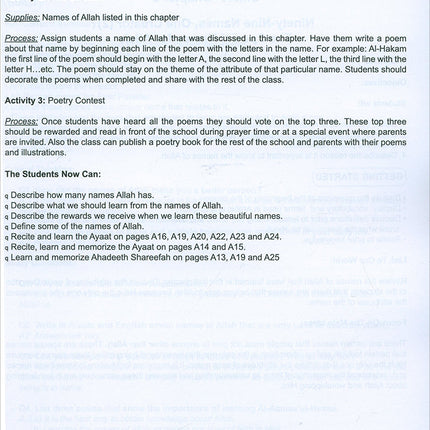 I Love Islam Teacher/Parent Guide: Level 5