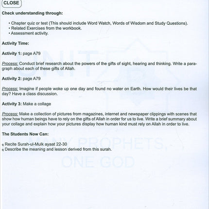 I Love Islam Teacher/Parent Guide: Level 5