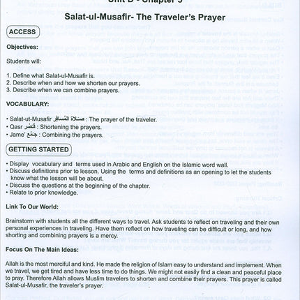 I Love Islam Teacher/Parent Guide: Level 5