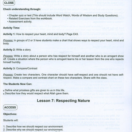 I Love Islam Teacher/Parent Guide: Level 5