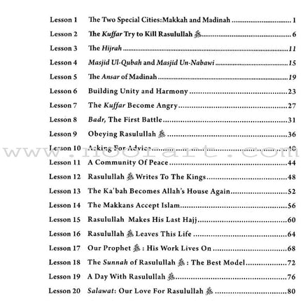 Sirah of Our Prophet Workbook: Level 3