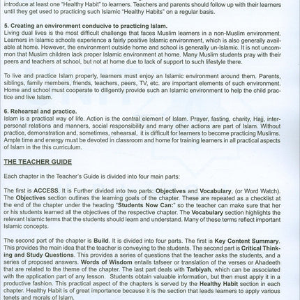 I Love Islam Teacher/Parent Guide: Level 1