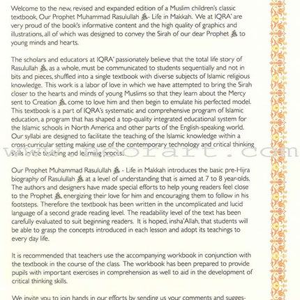 Sirah of Our Prophet Textbook Level 2