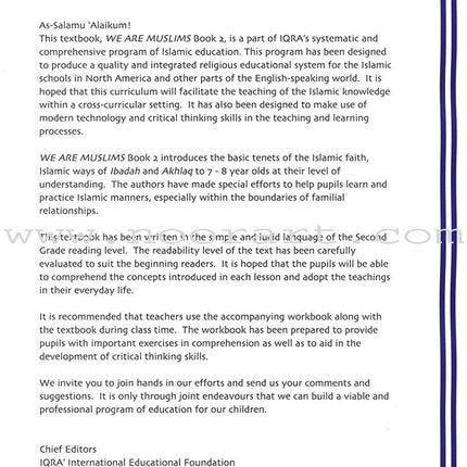 We Are Muslims Textbook: Grade 2