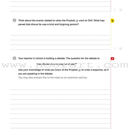 Safar Islamic Studies Workbook: Level 7