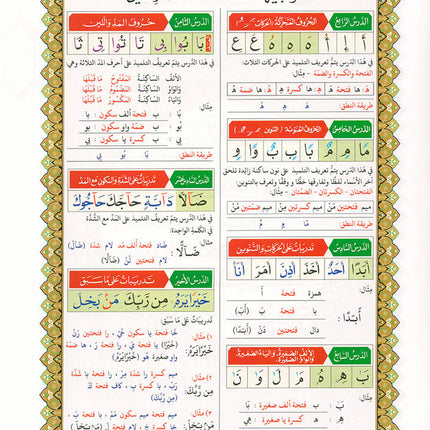 Al-Qaidah An-Noraniah (Juz' Amma with Suratul-Fatihah with QR Code, Size: 8.2" x 5.7")