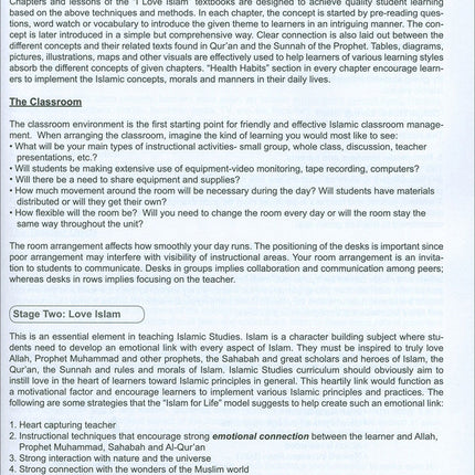I Love Islam Teacher/Parent Guide: Level 5 (International/Weekend Edition)