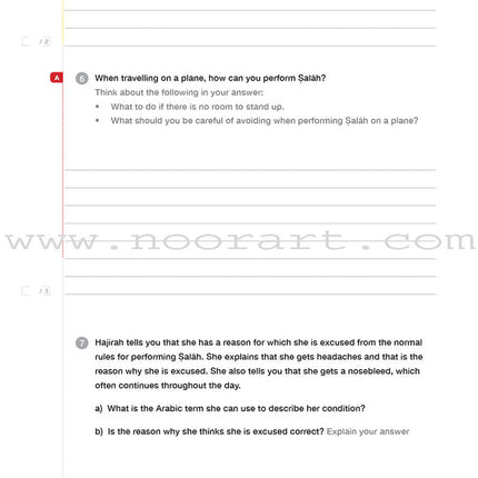 Safar Islamic Studies Workbook: Level 7