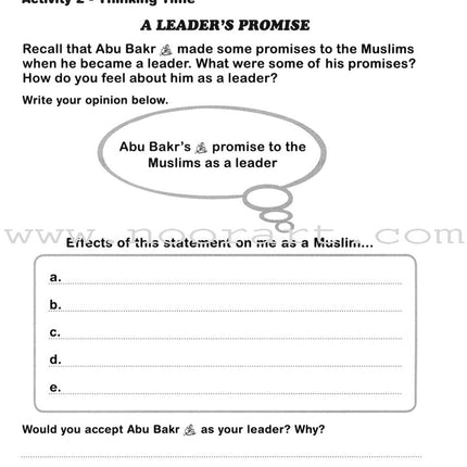 Sirah of Our Prophet Workbook: Level 3