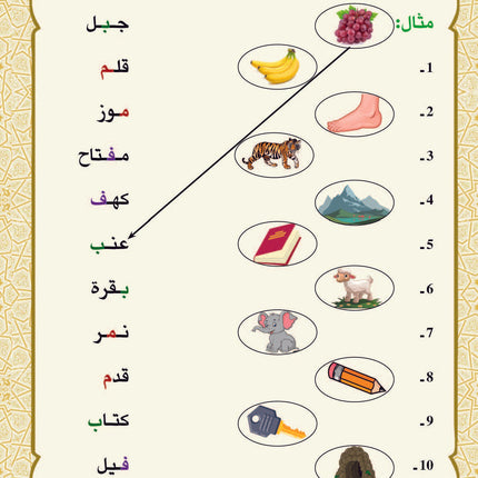 (كتاب العربية رقم 1 (التلميذ والتدريبات -  Arabic Book 1 (Text & Exercise Book)