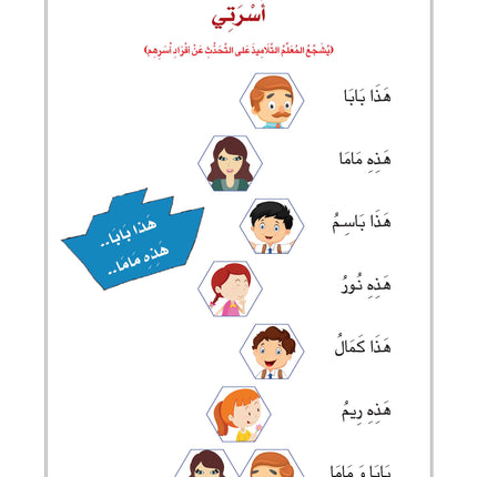(كتاب العربية رقم +1 (التلميذ والتدريبات -  Arabic Book 1+ (Text & Exercise Book)