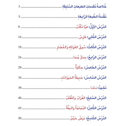 (كتاب العربية رقم 2 (التلميذ والتدريبات - Arabic Book 2 (Text & Exercise Book)