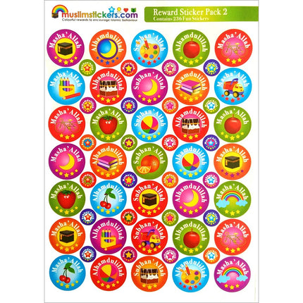 English Reward Sticker Pack 2 (Contains 236 Fun Stickers)