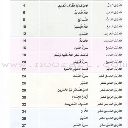 Islamic Sanabel KG 2 سنابل الإسلام تمهيدي