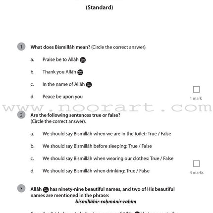 Safar Islamic Studies Workbook: Level 2