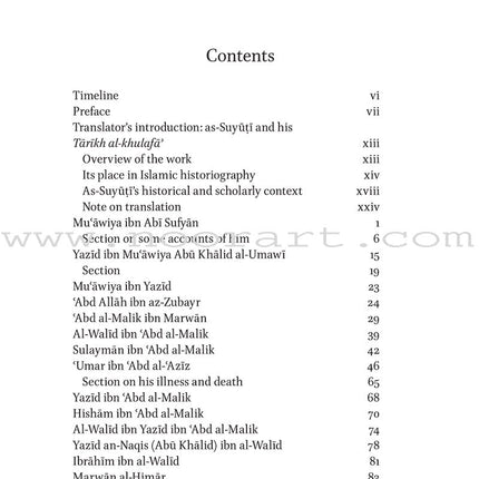 History of the Umayyad Caliphs