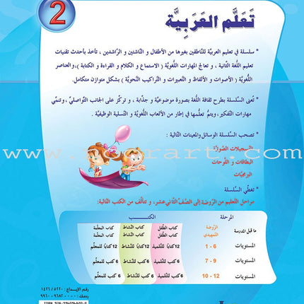 ICO Learn Arabic Textbook: Level 2  (Combined Edition, with Access Code) تعلم العربية  - مدمج