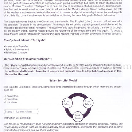 I Love Islam Teacher/Parent Guide: Level 4 (International/Weekend Edition)