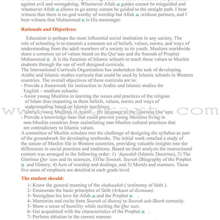 ICO Islamic Studies Textbook: Grade 3 (Light Edition)