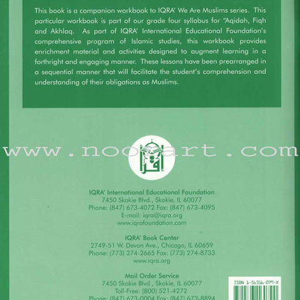 We Are Muslims Workbook: Grade 4