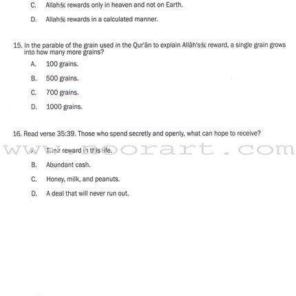 Weekend Learning Islamic Studies Workbook: Level 4 (Revised and Enlarged Edition)