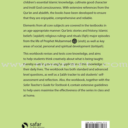 Safar Islamic Studies Workbook: Level 4