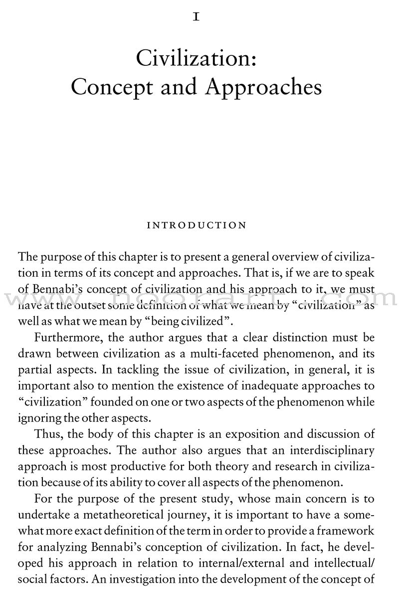The Socio-Intellectual Foundations of Malek Bennabi’s Approach to Civilization