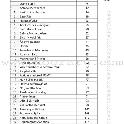Safar Islamic Studies Workbook: Level 2