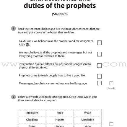 Safar Islamic Studies Workbook: Level 4