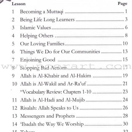 We Are Muslims Workbook: Grade 4