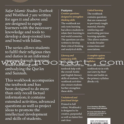 Safar Islamic Studies Workbook: Level 7