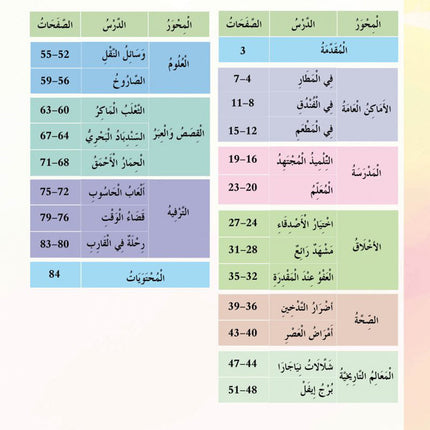 In the Arabic Language Garden Textbook: Level 6 في حديقة اللغة العربية كتاب الطالب
