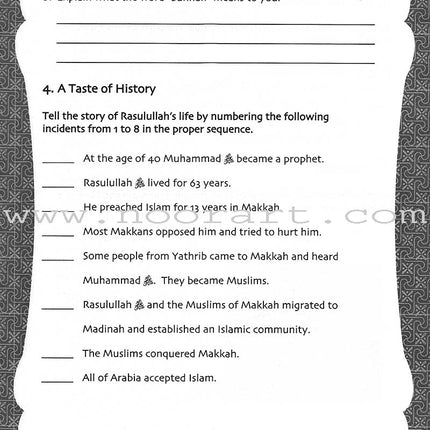 Sirah of Our Prophet Workbook Level 5