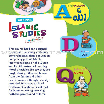 Goodword Islamic studies: Pre-Primer (Pre-K) Level