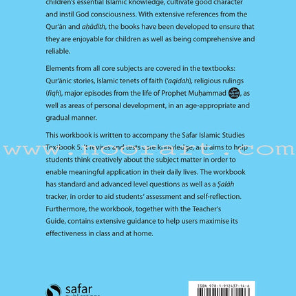 Safar Islamic Studies Workbook: Level 5