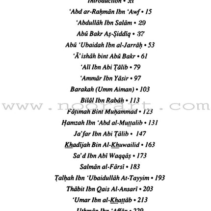 The Stories of the Sahaba - Those Promised Paradise: Volume 1
