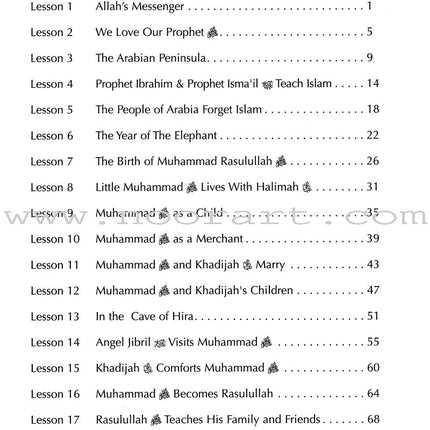 Sirah of Our Prophet Workbook: Level 2