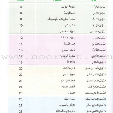 Islamic Sanabel KG 1 سنابل الإسلام بستان