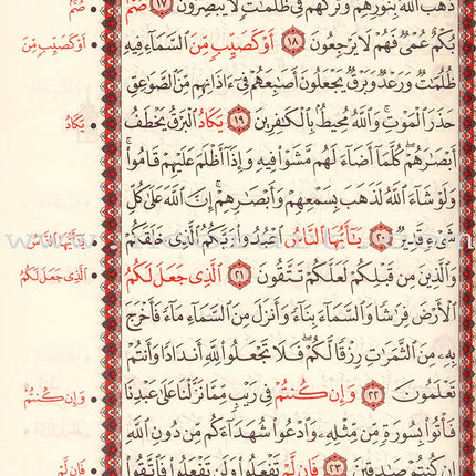 The Memorized Quran (Color May Vary) المصحف المحفّظ