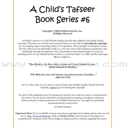 A Child's Tafseer Series: Book 6 (Suratul-Jinn)