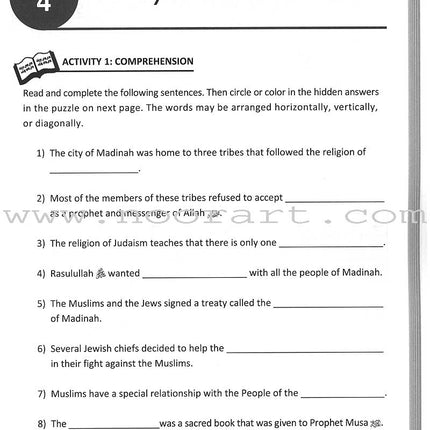 Sirah of Our Prophet Workbook Level 6