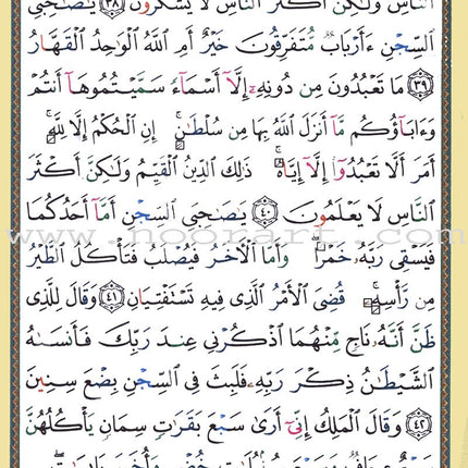 Tajweed Qur'an (Whole Qur'an, With Zipper, Size: 4.5"x 5.5") (Colors May Vary) مصحف التجويد