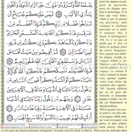 Tajweed Qur'an (Whole Qur'an, With French Translation) مصحف التجويد