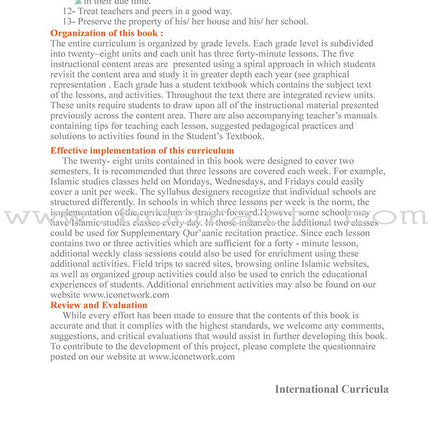 ICO Islamic Studies Textbook: Grade 3 (Light Edition)