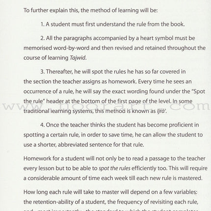 Rules of Tajwid - Learn to Read Series (South Asian Script)