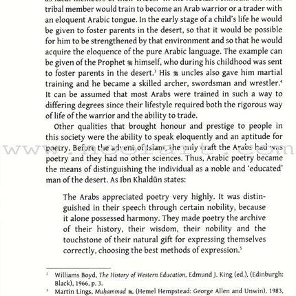 A Social History Of Education In The Muslim World (From the Prophetic Era to Ottoman Times)