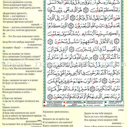 Tajweed Qur'an (Whole Qur'an, With Russian Translation) (Colors May Vary) مصحف التجويد
