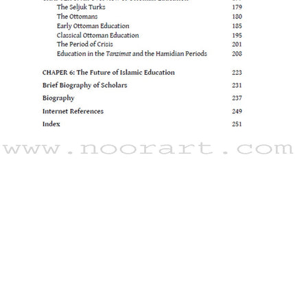 A Social History Of Education In The Muslim World (From the Prophetic Era to Ottoman Times)