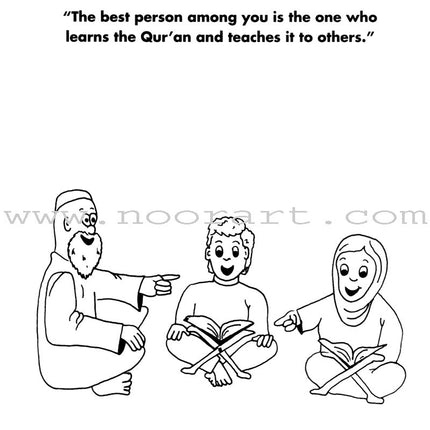 The Life and Sayings of Rasulullah Coloring Book