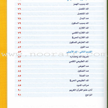 Taqreeb Al-Muneer for the Young Beginner-Tajweed Rules تقريب المنير للمبتدئ والصغير